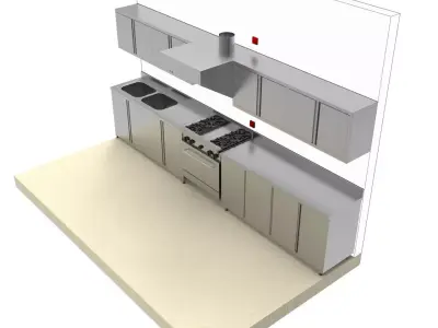 KITCHEN 86 3D model