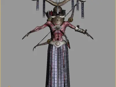 Dead Army Light Vershion Low-poly 3D model