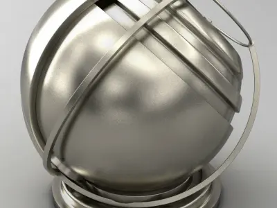 VRAY SHADER---METAL---Platinum Texture