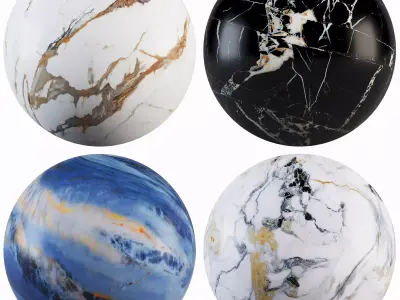 Marble 68 - Fusion-Origines-Summer dancers-Blue Star sky Texture