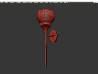 Alchemy Wall Sconce Low-poly 3D model