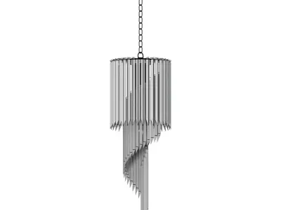 GLASS CHANDELIER 3D model