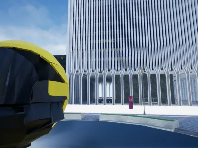 World Trade Center - WTC Twin Tower Complex Environment 3D model