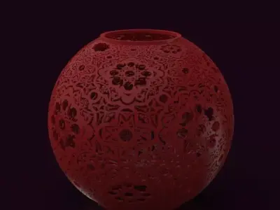 Candle Shade 3D print model