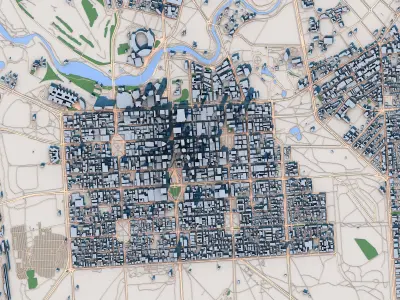 Adelaide City Australia 3D model