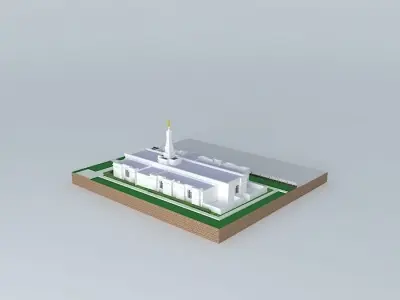 LDS. Temple Halifax Nova Scotia, Canada. Templo Mormon. 64th.... Free 3D model