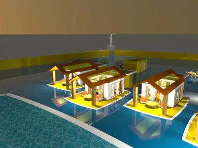 Ferias or vocations 3D model