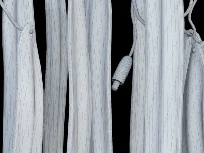 Cascade Quad Waterfall by Serip 3D model