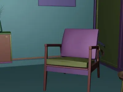 reading room 3D model