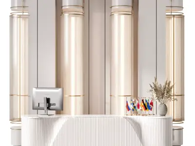 RECEPTION DESK NO45 A 3D model