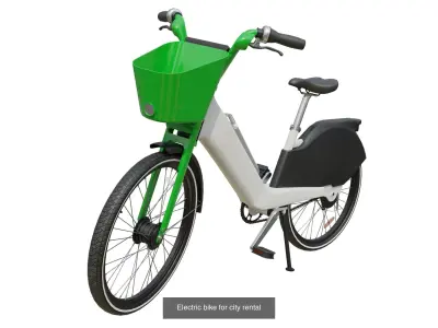 Bicycles and scooters for city rental pack