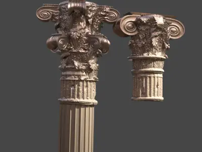 Medusa Pillar collection  3D model
