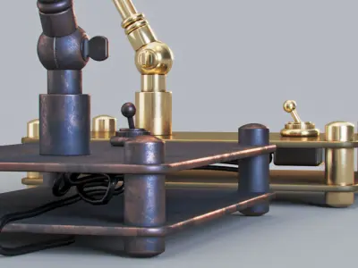 Articulated Table Lamp 3D model