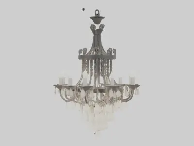 Light fixture model Low-poly 3D model