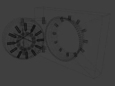 Bank Vault 3D model