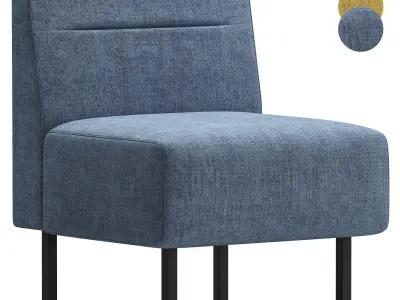 Armchair Sandge Textile 3D model