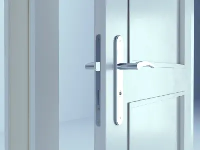 White Door 60 3D model