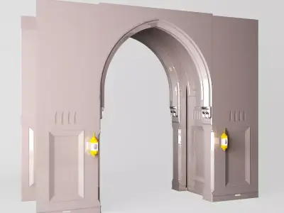 Islamic Gate 3D model
