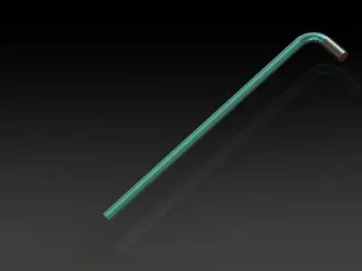 Tron-Casters cane Free 3D model