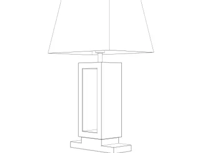 Modern Table Lamp Design 3D model buy