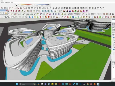 CONTEMPORARY 3D MODEL  3D model