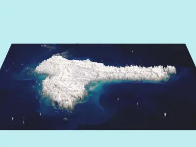 Elephant Island 3D model