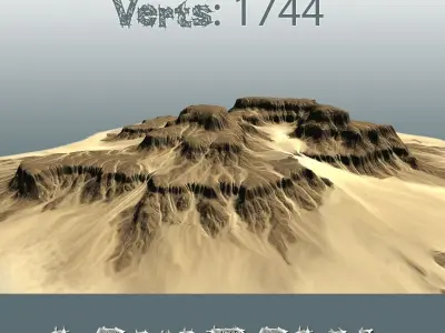 Brown C 29042015 Low-poly 3D model