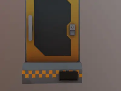 Street Machine  props  low-poly  3D model