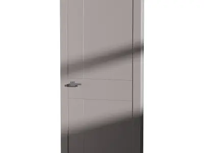 Modern entrance door 85 3D model