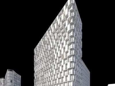 Apartments Building 3D model