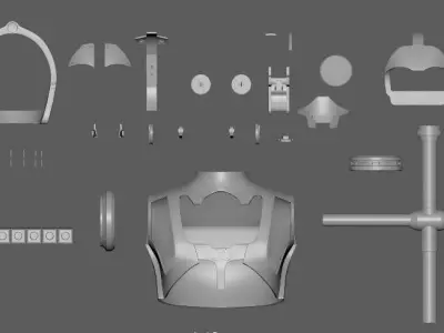 c3po episode 1 buste echelle 1 26 files STL 3D print model