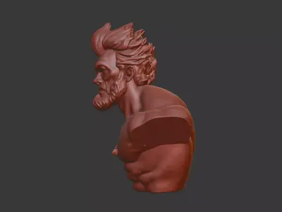 Akuma Bust  3D Model STL Printable 3D print model buy