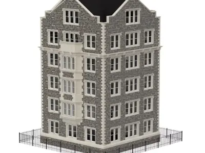 Old house 6 from New York 3D model