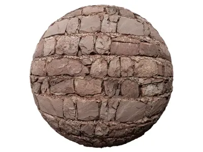 Old Stone Wall PBR  Texture