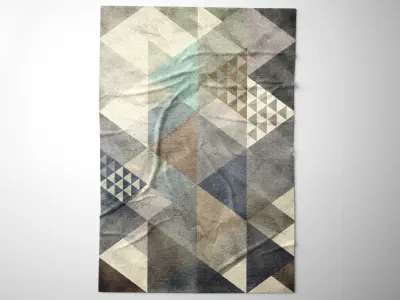 Contemporary Carpet - Rug 3D model