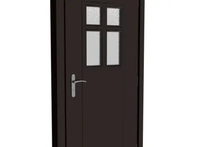 Plastic door 06 3D model