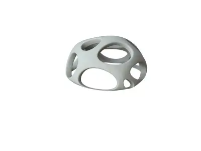 SciFi Cube Object No 48812 Low Poly Shape Low-poly 3D model