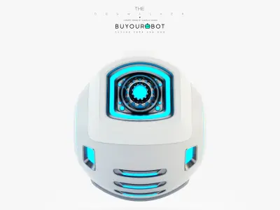 Dog walker XIV bot 3D model