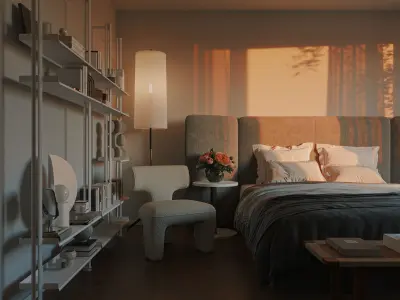 Bed room 1 3D model