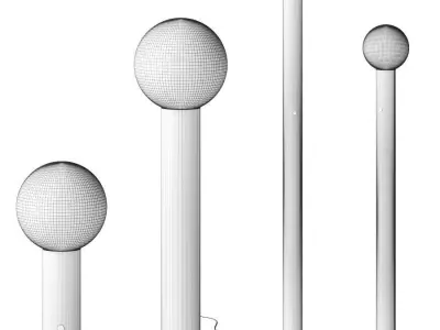 Porada Lum Floor Lamp 3D model