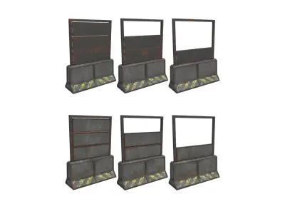 Concrete RoadBlock Barrier Barricade Pack 20