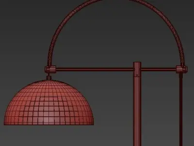 Jillian Floor Lamp  Arteriors 3D model