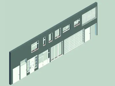 Doors Windows 3D model