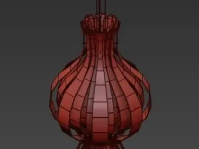 Onion Large Pendant 3D model