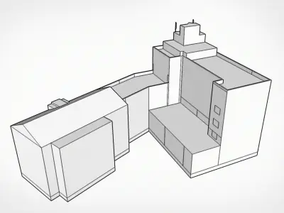 Modernist Beauty Low-poly 3D model
