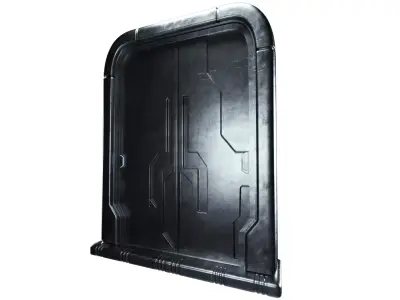 Sci-fi Space Ship Door 3D model 3D model