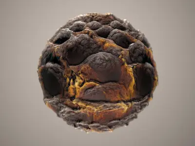 10 Materials Lava Seamless PBR Volume 2 Texture