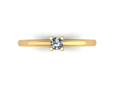 wedding engagement women ring 3dm 3D print model purchase