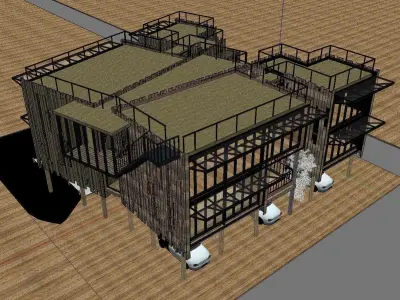 Creative Design-Holiday Cabin-0145 3D model