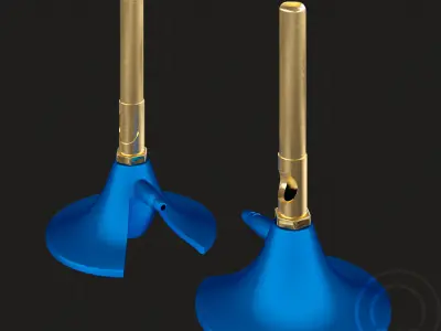 Lab Bunsen Burner Tripod Beaker Chemistry set 3D model